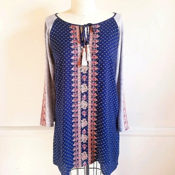 NEW THML|Tunic Dress +‎ Embroidery S - Picture 1 of 9